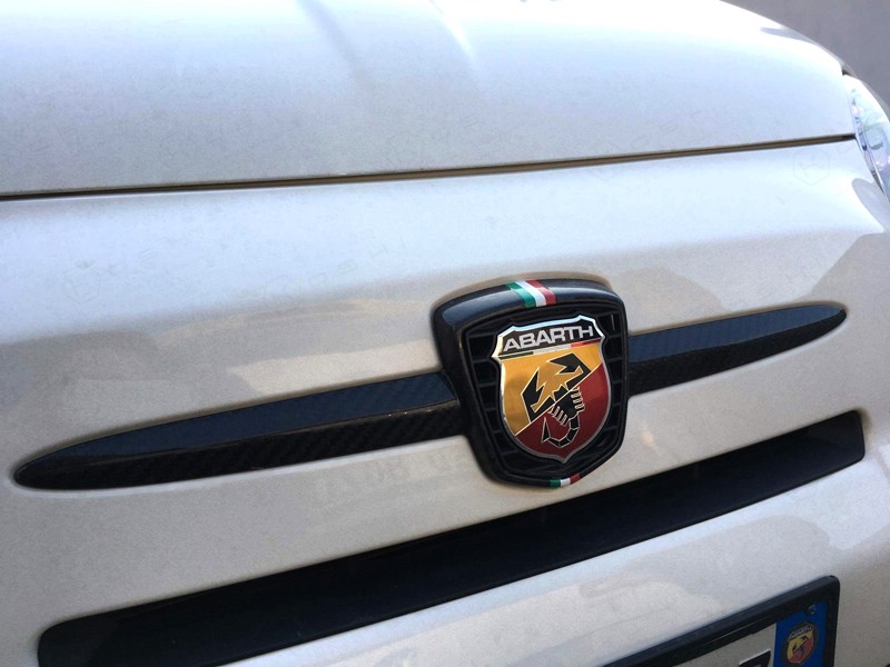 Carbon Fiber Abarth 500/595 Logo Intake | Koshi Group L.L.C.