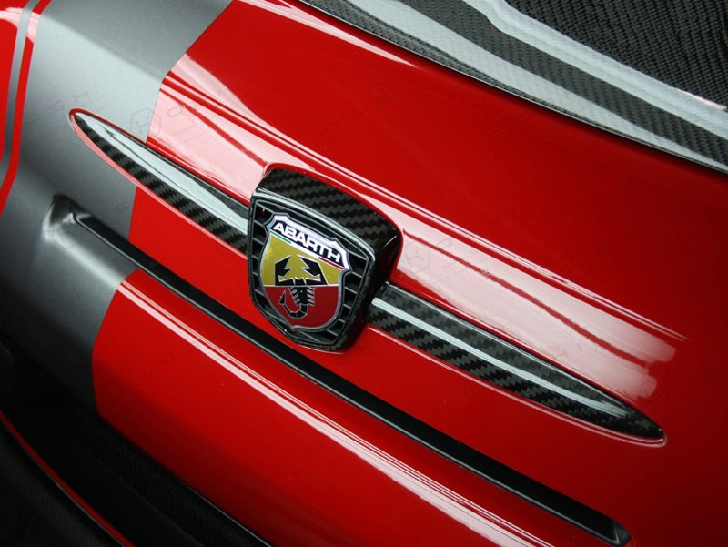 Abarth 500/595 Front Logo Frame | Koshi Group L.L.C.