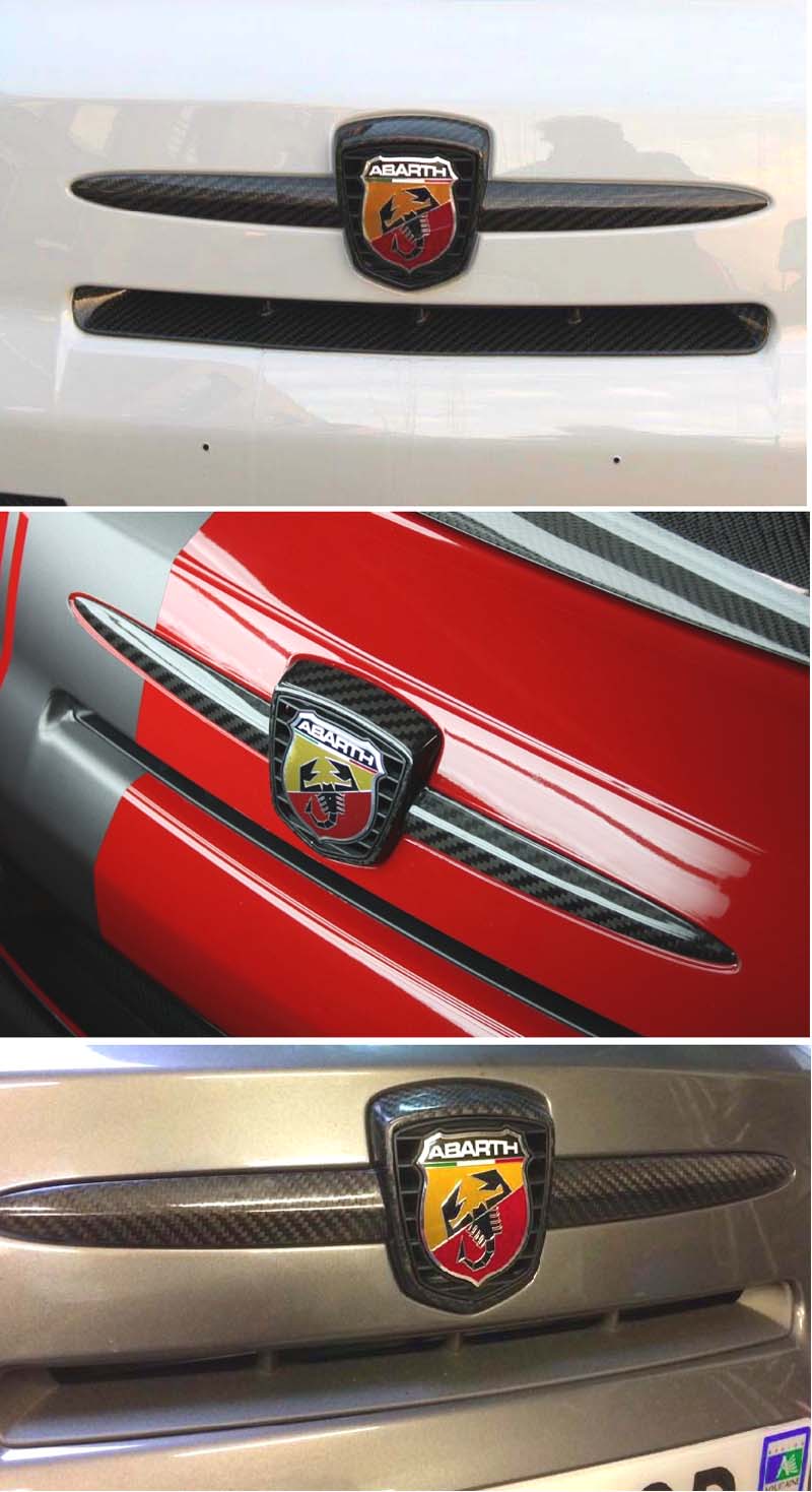 Carbon Fiber Abarth 500/595 Logo Intake | Koshi Group L.L.C.