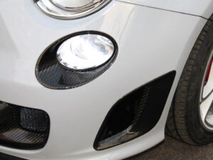 Abarth Fiat 500 Headlights Frame Cover