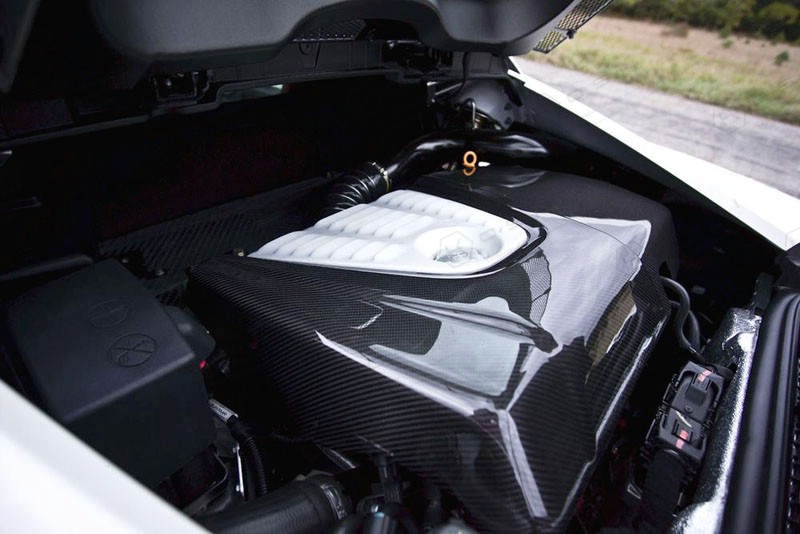 Carbon fiber Alfa Romeo 4C engine cover | Koshi Group L.L.C.