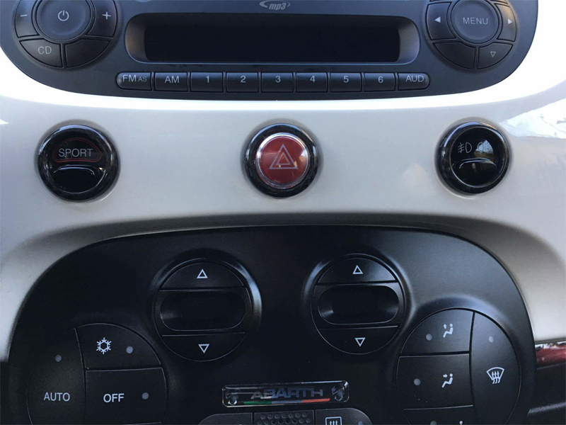 Carbon fiber dashboard buttons trim | Koshi Group L.L.C.