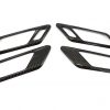 Carbon fiber Golf 6 door handles trim