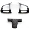 Carbon fiber Volkswagen Golf mk6 steering wheel trim covers