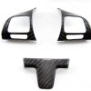 Carbon fiber Volkswagen Golf mk6 steering wheel trim covers