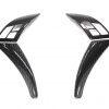 Carbon fiber BMW E60 E61 steering wheel set of decorative clips cover