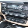 Carbon fiber BMW X6 E71 Radio console trim cover
