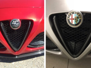 Alfa Romeo 4C Front Bumper V Shaped Frame