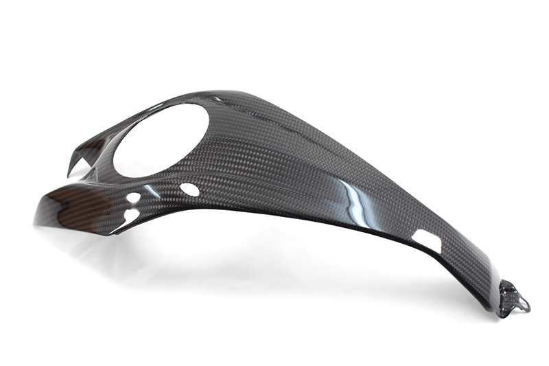 Carbon fiber Kawasaki Z1000 fuel tank center panel cover