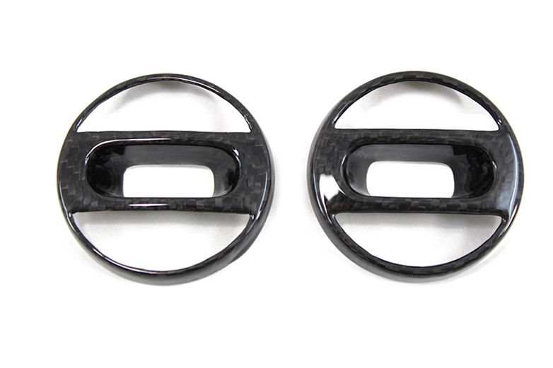 Carbon fiber ABARTH 500 2016 Climate control display frame