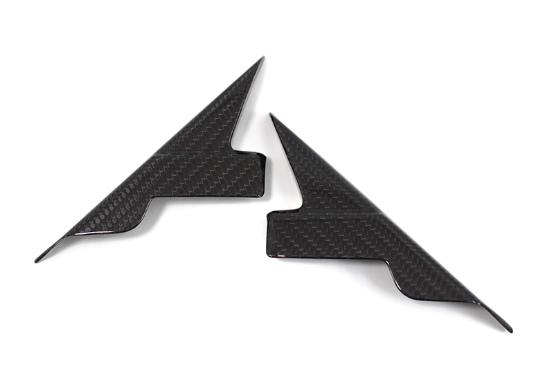 Carbon fiber Alfa Romeo 4C interior door triangle cover