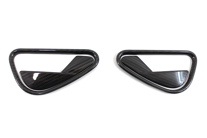 Carbon fiber Alfa Romeo 4C internal door handles