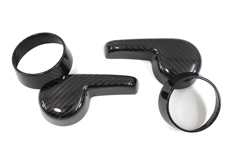 Carbon fiber Alfa Romeo 4C seat adjustment handle