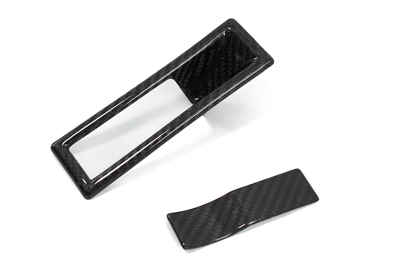 Carbon fiber Alfa Romeo 4C trunk release handle