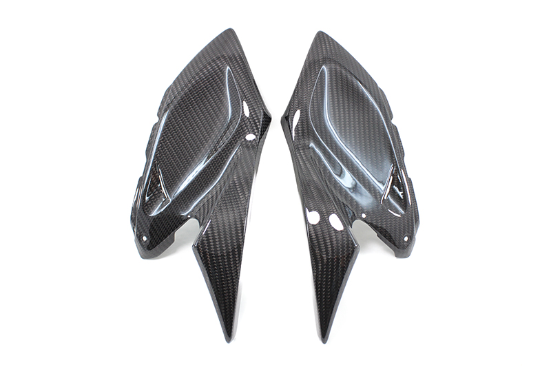 Carbon fiber Kawasaki Z 1000 side panels - small