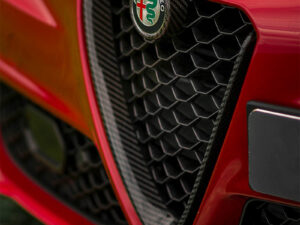 Alfa Romeo Giulia Front V Shield Emblem Grill Frame