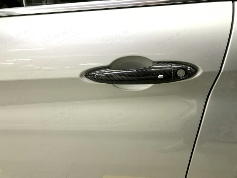 Carbon fiber Giulia - Stelvio Outside Door Handles | Koshi Group