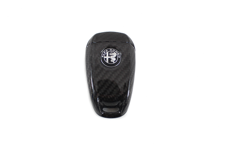 Carbon fiber Alfa Romeo Giulia key cover fob