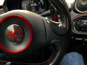 Alfa Romeo 4C Steering Wheel Side Covers Trim