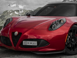 Alfa Romeo 4C Front Flaps Splitter Lips