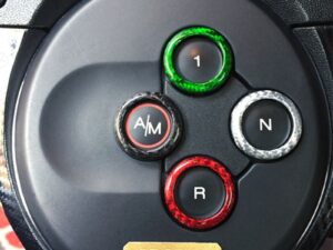 Abarth Fiat 500/595 Frame caps automatic gear