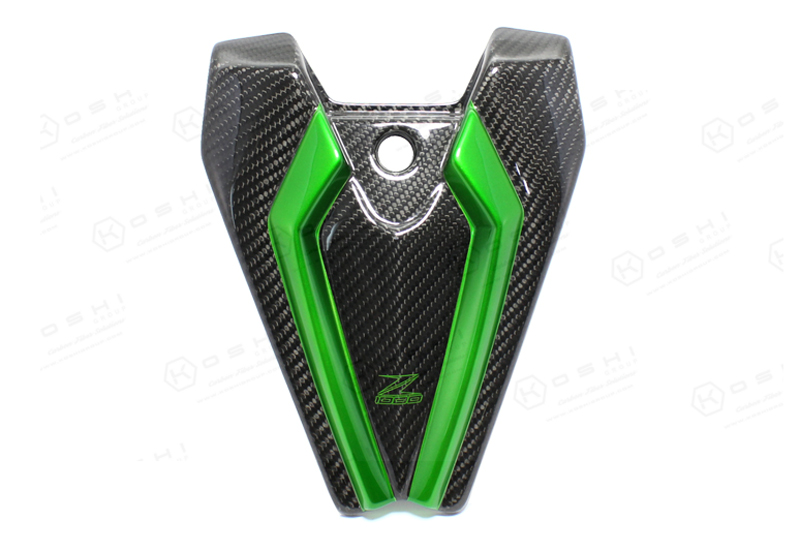 Carbon fiber Kawasaki Z1000 Single-Seat Green Design | Koshi