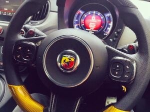 Abarth 595 Steering Wheel Sides Cover