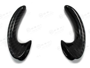 Abarth Fiat 500 steering wheel mid-side cover – Genuine Carbon