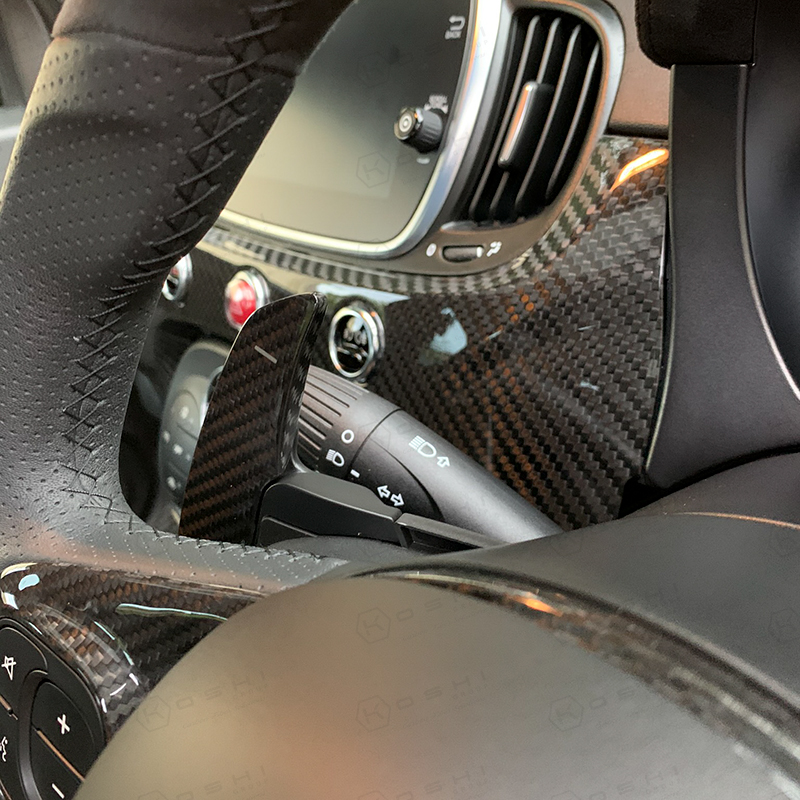 Carbon Fiber Abarth 500/595 Paddle Shifters | Koshi Group L.L.C.