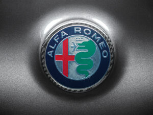 Alfa Romeo Giulia Rear Logo Frame