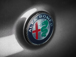 Alfa Romeo Giulia Rear Logo Frame