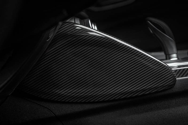 Carbon Fiber Alfa Romeo Giulia Side Panel Trim of Center Console