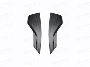 Carbon Fiber Engine Air Scoops for Mercury V8 Outboard, 500R, 450R, 300R, 300 VERADO – Matte