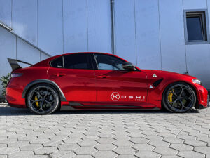 Alfa Romeo Giulia QV Shark Fin Side Skirts