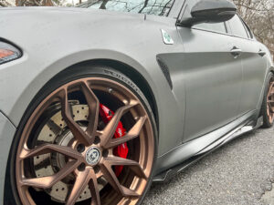 Alfa Romeo Giulia QV Shark Fin Side Skirts