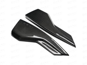 Carbon Fiber Engine Air Scoops for Mercury V8 Outboard, 500R, 450R, 300R, 300 VERADO – Gloss