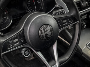 Alfa Romeo Giulia/Stelvio Steering Wheel Badge Logo Cover