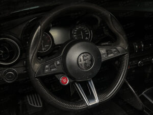 Alfa Romeo Giulia/Stelvio Steering Wheel Badge Logo Cover