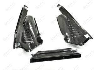 Ferrari F8 – Carbon Fiber Engine Covers Trim Set